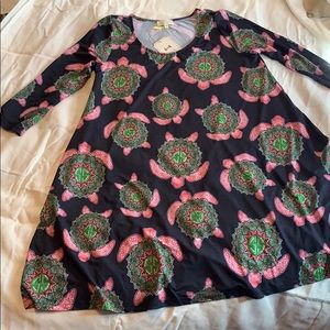 Simply southern sea turtle dress — Has Pockets!